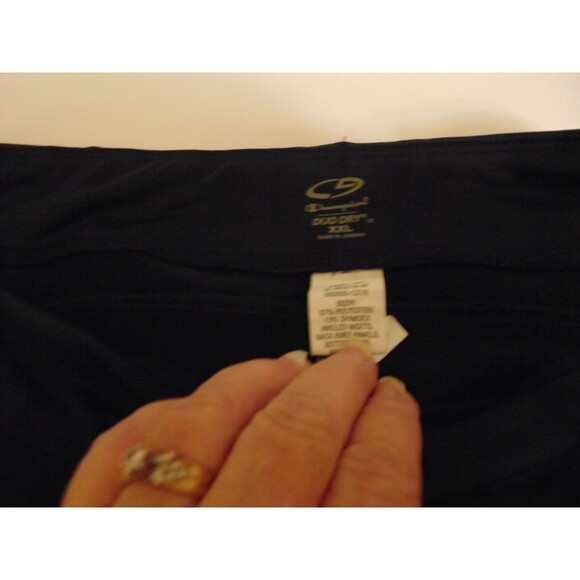 Champion Duo Dry Women's XXL  Athletic Work Out Pants/Leggings Black/Maroon - Picture 8 of 15